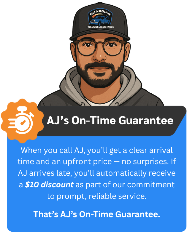 AJ's ON-Time Guarantee | GRA | Serving Vancouver